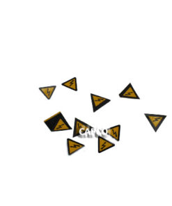 1088-1001-01 LABEL:ELECT ARROW TRIANGLE BLK (OEM) Atlas Copco