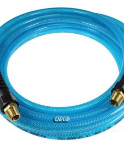 PFE61004T Flexeel Hose, 3/8 ID x 100, 1/4 MPT, Transparent Blue