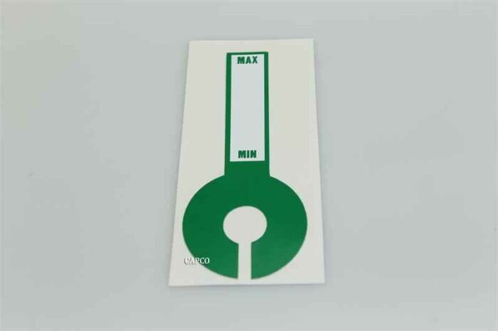 02250046-871 Genuine Part by SULLAIR (R) DECAL,FL LEVEL E8E - Image 1