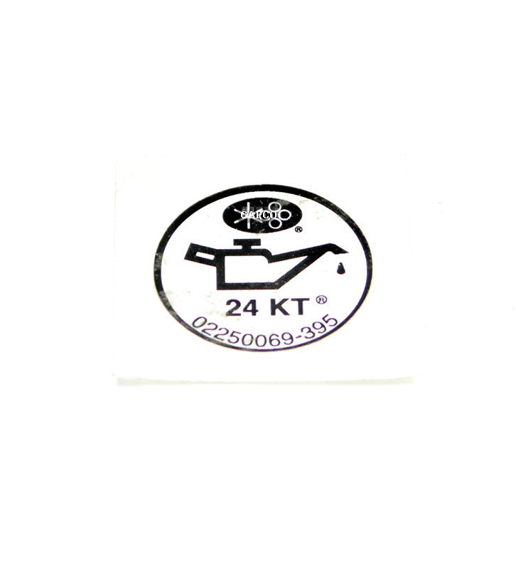 02250069-395 Genuine Part by SULLAIR (R) DECAL 02250069-395 Genuine Part by SULLAIR (R) DECAL, FLUID 24KT - Image 1