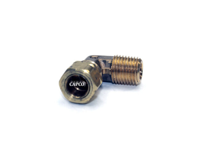 02250099-626 Genuine Part by SULLAIR (R) ELB,90 3/8" TUBE X 1/4 MNPTF - Image 1