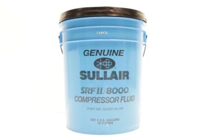 02250118-160 Genuine Part by SULLAIR (R) FLUID, SRF II 5 GAL PAIL