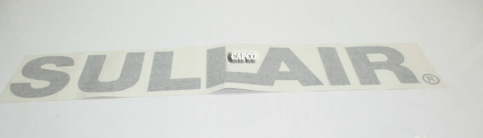 02250121-329 Genuine Part by SULLAIR (R) DECAL,SULLAIR (R) 5.75 X 34.5 BLAC - Image 1
