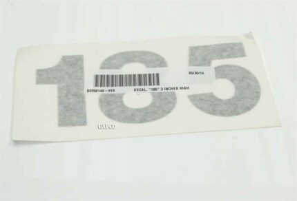 02250140-918 Genuine Part by SULLAIR (R) DECAL, "185" 3 INCHES HIGH