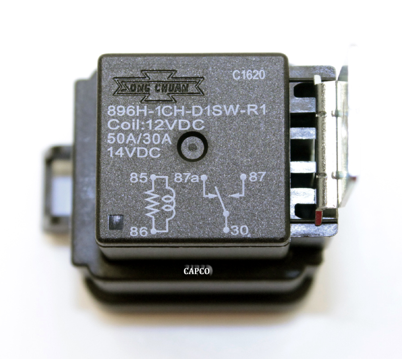 02250144-353 Genuine Part by SULLAIR (R) RLY, 12V 50AMP/40AMP 1NO/1NC - Image 2