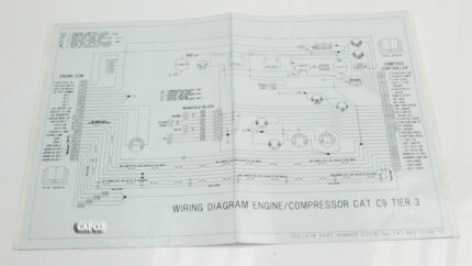 02250166-747 Genuine Part by SULLAIR (R) DECAL, WD ENG/COMPRESSOR T3