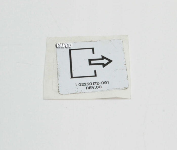02250172-091 Genuine Part by SULLAIR (R) DECAL, STANDARD AIR - Image 1