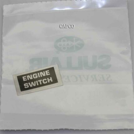 040559 Genuine Part by SULLAIR (R) DECAL, ENGINE SWITCH