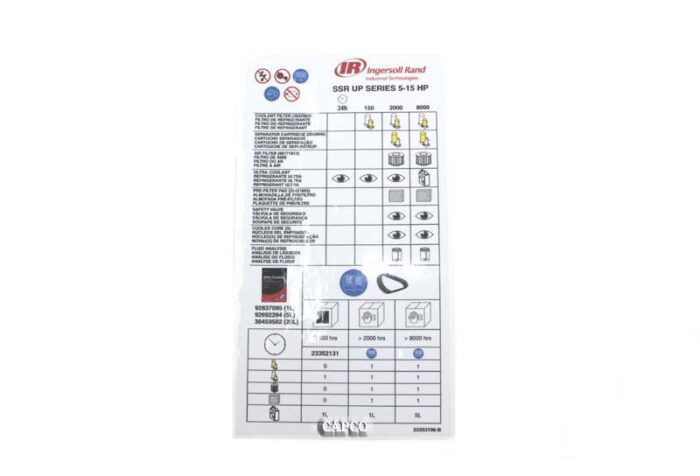 23353196 Ingersoll Rand (OEM)  DECAL