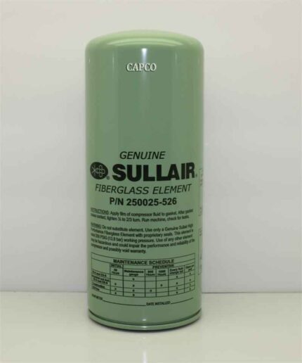 250025-526 Genuine Part by SULLAIR (R) ELEMENT, FLUID FILTER