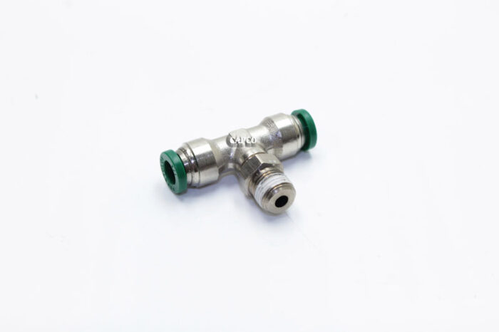 250025-834 Genuine Part by SULLAIR (R) TEE, M BR SWIV 1/4TUBE X 1/8 - Image 1