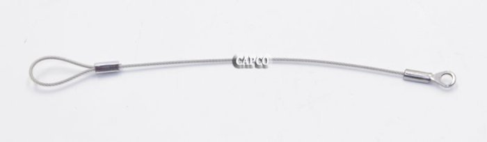 02250139-977 Genuine Part by SULLAIR (R) CABLE, LANYARD 1/16X6 LOOP&EYE - Image 1
