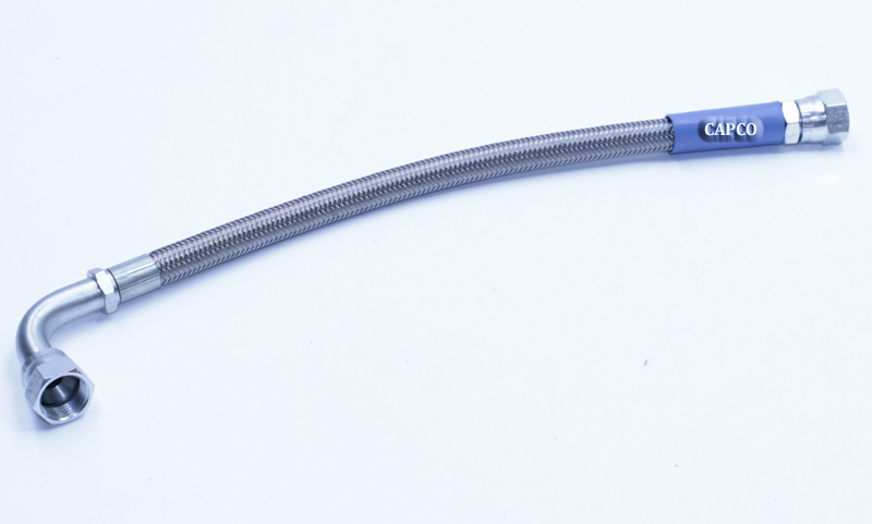 24279135 Ingersoll Rand (OEM)  HOSE, HYD .50 X 15 JIC STR X JIC 90 ELB MD - Image 1