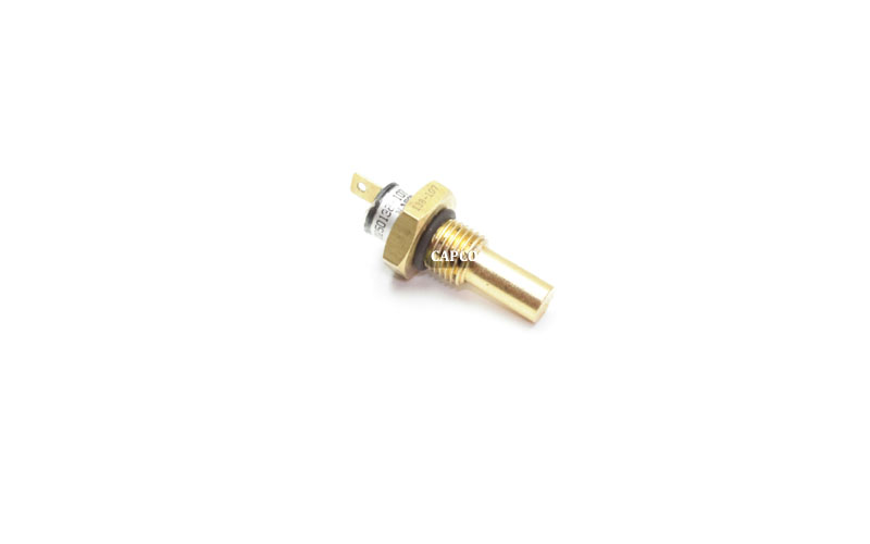 Image of a brass high-temperature air compressor switch for Sullair compressors.|02250138-107 Genuine Part by SULLAIR (R) SW 02250138-107 Genuine Part by SULLAIR (R) SW,ENGINE HI-TEMP, 225F NC - Image 1