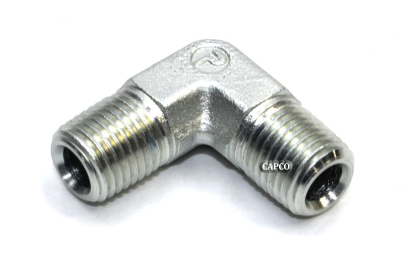 860504-025 Genuine Part by SULLAIR (R) ELBOW, PIPE 90M 1/4 X 1/4" - Image 1