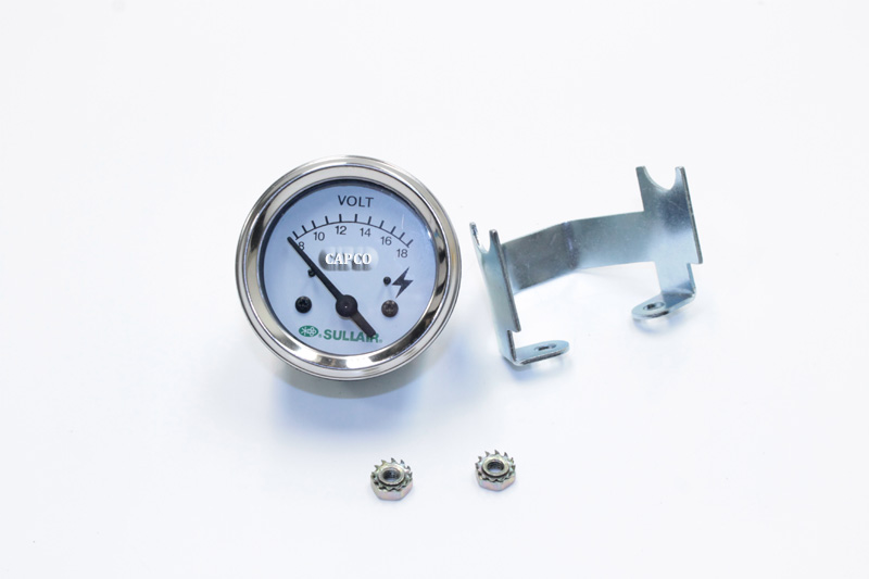 02250044-366 Genuine Part by SULLAIR (R) GA, VOLTMETER 12VOLT 2"DIA - Image 1