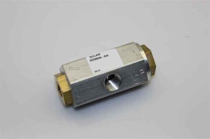 02250049-634 SULLAIR (OEM) VLV 02250049-634 Genuine Part by SULLAIR (R) VLV,BLWDN 1/4 NPT HI PRS - Image 1