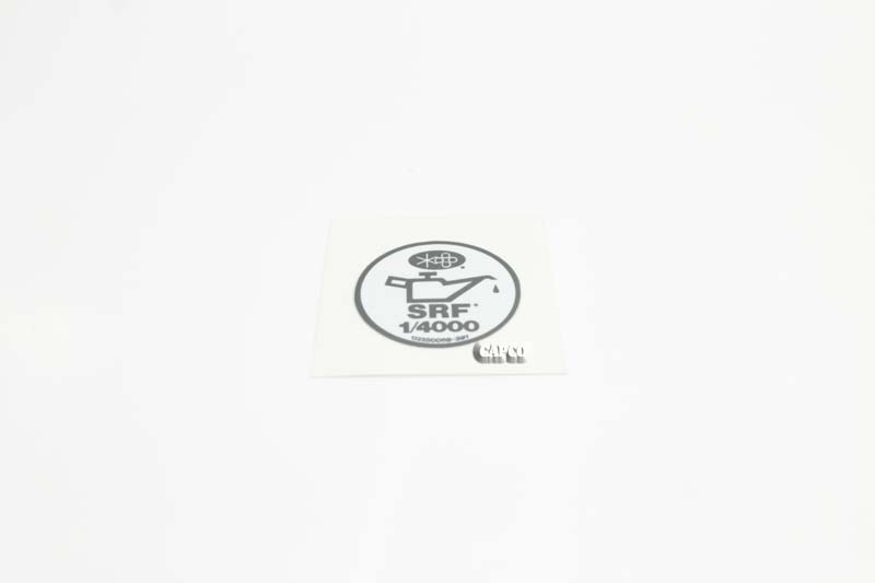 02250069-391 Genuine Part by SULLAIR (R) DECAL, FLUID SRF 1/4000 - Image 1
