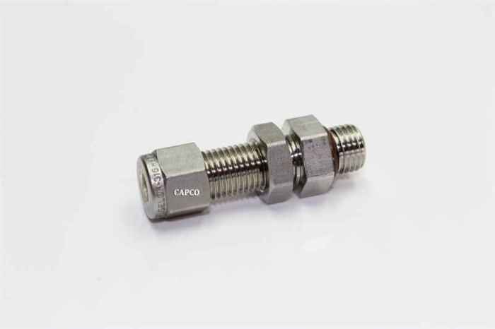 02250101-490 Genuine Part by SULLAIR (R) CONN,TUBE MALE BHD 1/4 X SAE - Image 1