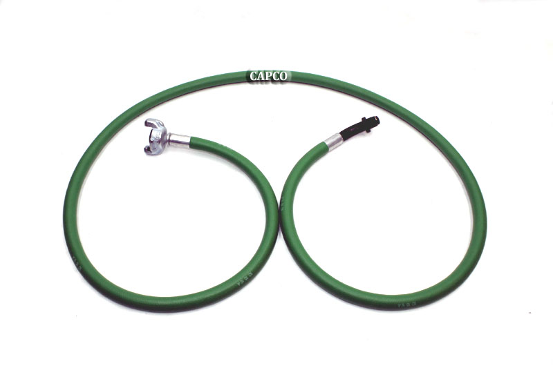 02250152-586 Genuine Part by SULLAIR (R) HOSE, WHIP 1/2 X 8' (1/2 INL) - Image 1