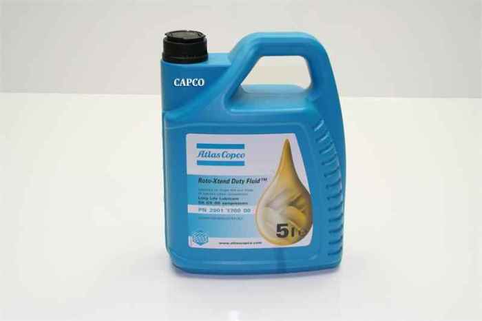 2901-1700-00 OIL CAN 5L RXD (OEM) Atlas Copco - Image 1