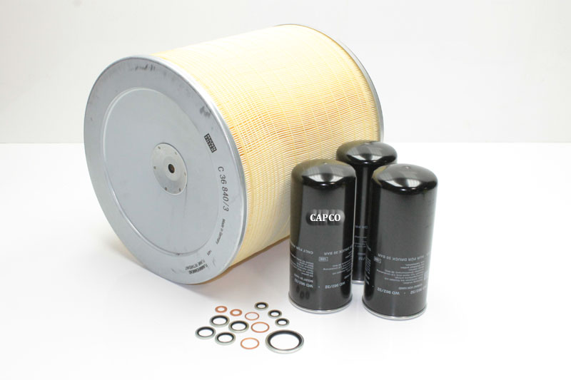 2906-0230-00 Replacement Atlas Copco KIT, AIR/OIL FILTER - Image 1