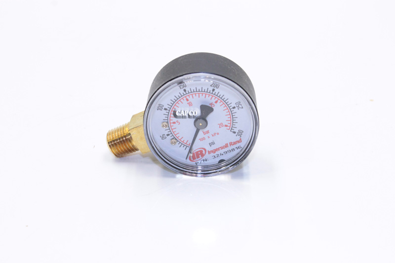 32499816 Ingersoll Rand (OEM)  GAUGE, 0-300, 1/4 npt, 9oclock, 2.2 dia.3-2-3% - Image 1