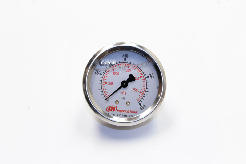 81296253 Ingersoll Rand (OEM)  GAUGE, 0-400PSI 1/4 IN NPT CBM (LIQUID FILLED) - Image 1