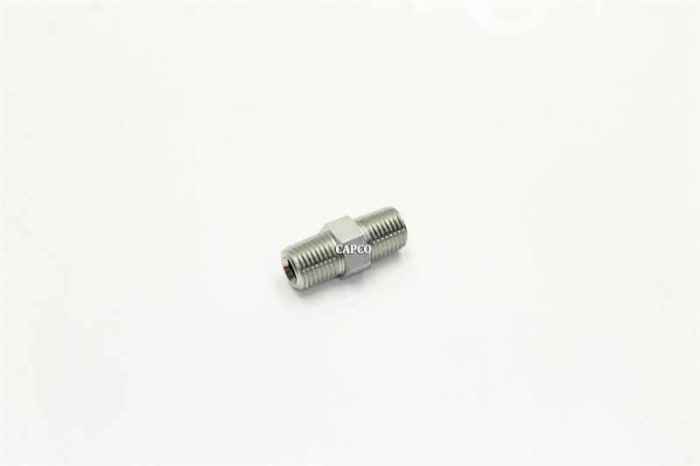 860404-025 Genuine Part by SULLAIR (R) NIPPLE, PIPE HX 1/4" - Image 1