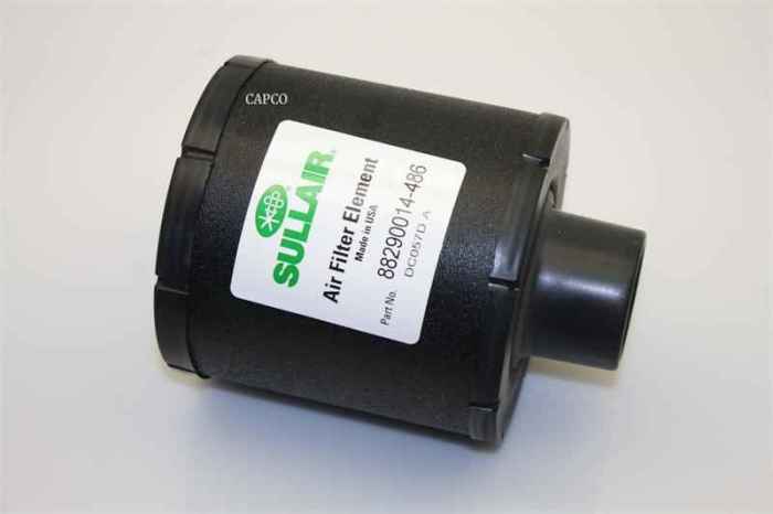 88290014-486 Genuine Part by SULLAIR (R) ELEM,AIR FLTR - Image 1