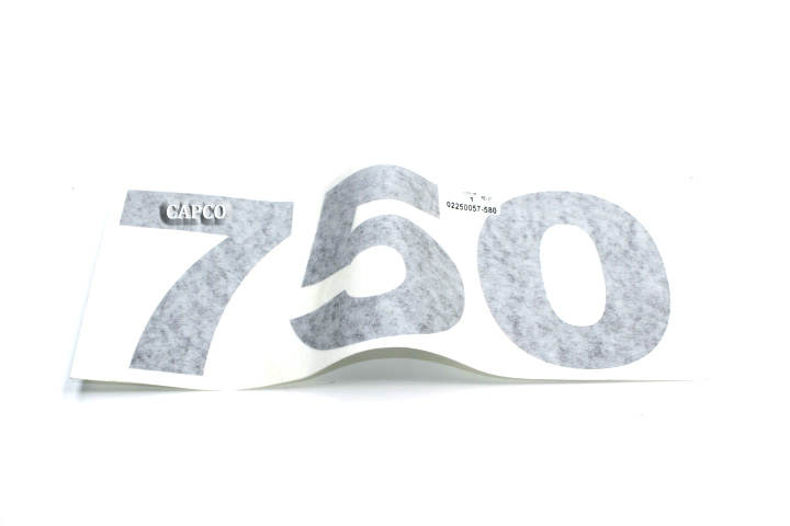 02250057-580 Genuine Part by SULLAIR (R) DECAL,750 CFM-BLACK - Image 1