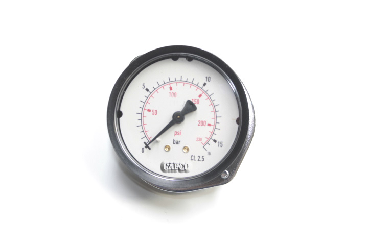 9090-0239-00 PRESSURE GAUGE D63 0/16 1/4G (OEM) Atlas Copco - Image 1