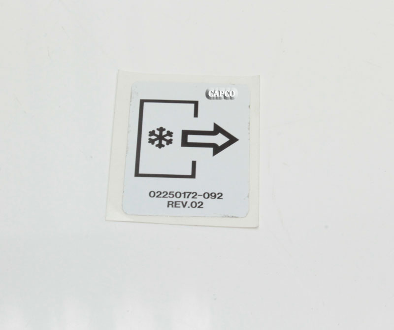 02250172-092 Genuine Part by SULLAIR (R) DECAL, AFTERCOOLED AIR - Image 1