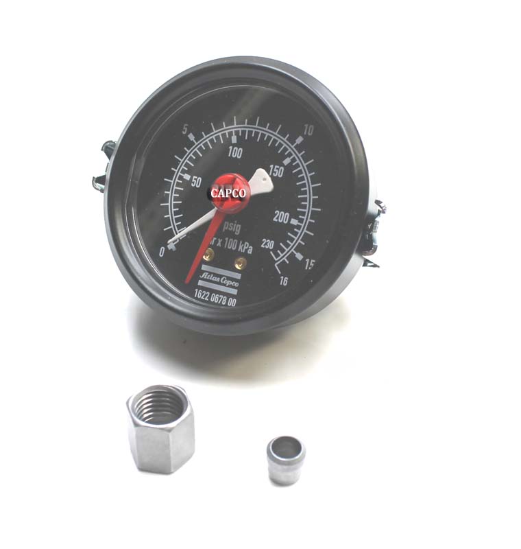 1622-0678-00 PRESSURE GAUGE: (OEM) Atlas Copco - Image 1