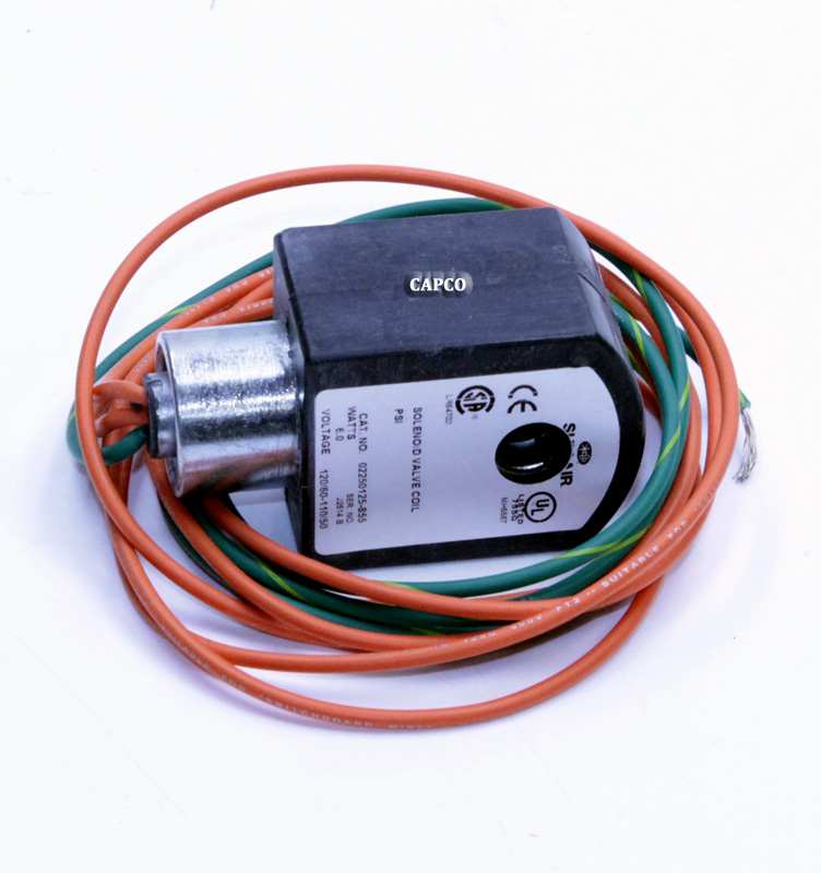 02250125-855 Genuine Part by SULLAIR (R) COIL,SOL REPL 110/120V 3'LEADS - Image 1