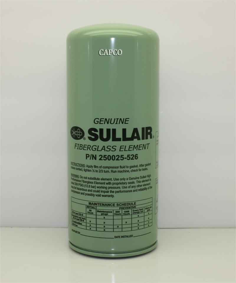 250025-526 Genuine Part by SULLAIR (R) ELEMENT, FLUID FILTER - Image 1
