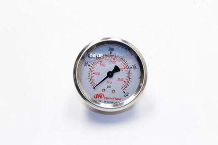 81296253 Ingersoll Rand (OEM)  GAUGE, 0-400PSI 1/4 IN NPT CBM (LIQUID FILLED)