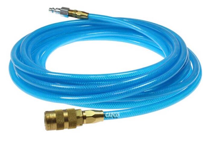 PFE4100T15X Flexeel Hose, 1/4 ID x 100, 1/4 Industrial, Transparent Blue - Image 1