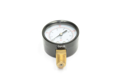 CAPCO Pressure Gauge 1/4" NPT 0-200 PSI 2" Dry