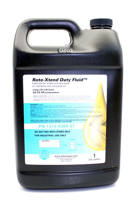 1310-0368-37 OIL:ROTO-XTEND 1 GALLON PAIL (OEM) Atlas Copco - Image 1