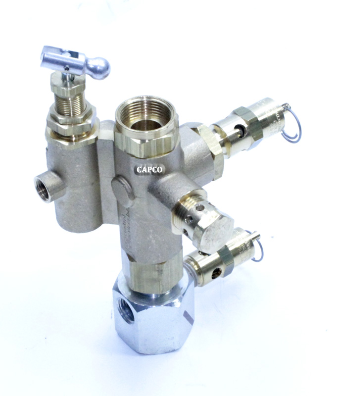 49816283 Ingersoll Rand (OEM)  VALVE, AUXILIARY W/ SAFETY RELIEF VALVES - Image 1