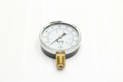 CAPCO Pressure Gauge 1/2" NPT 0-200 PSI 4" Dry